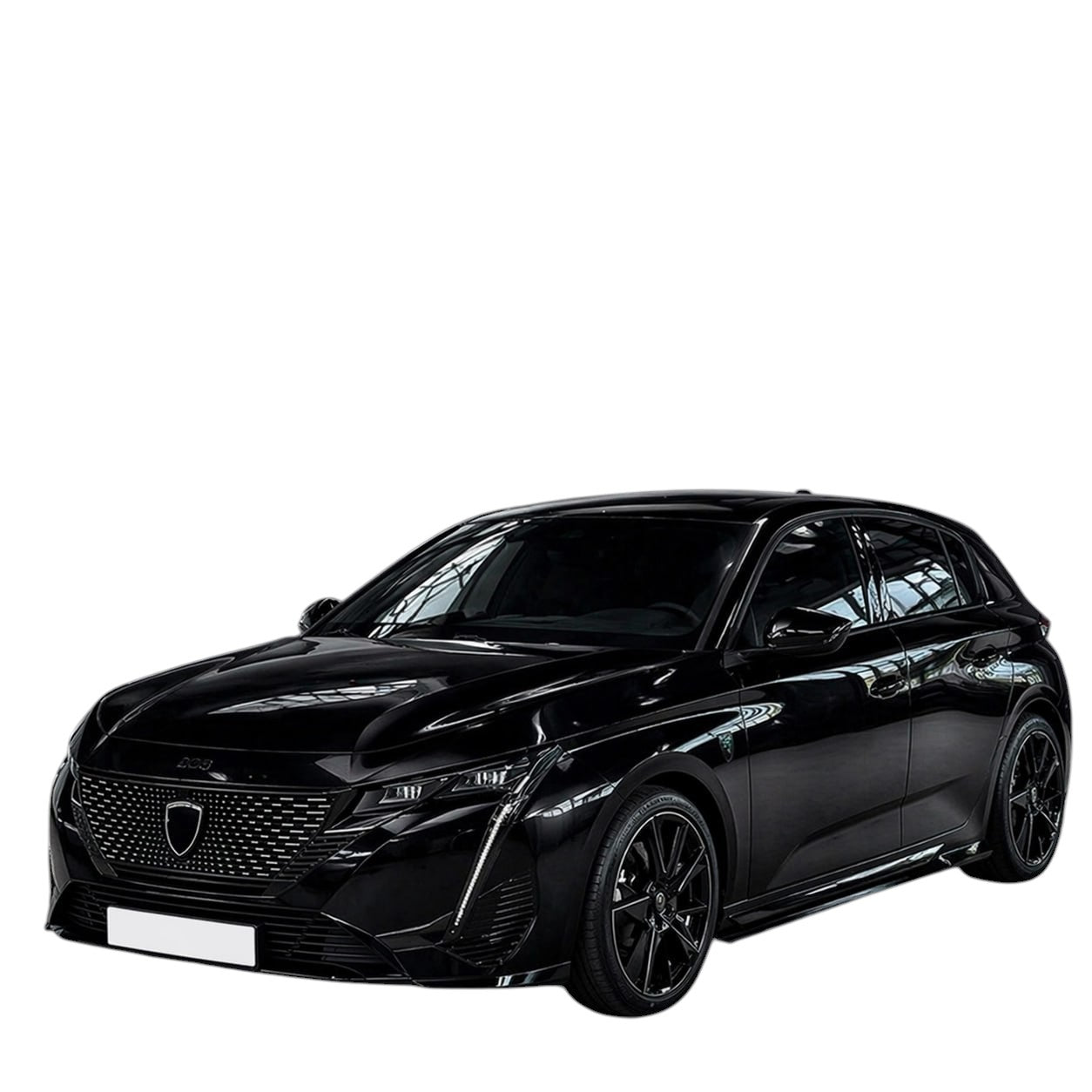 💕ART. 1229 MINIGONNE PEUGEOT 308 NERO LUCIDO 151CM (UNIVERSALI)💕