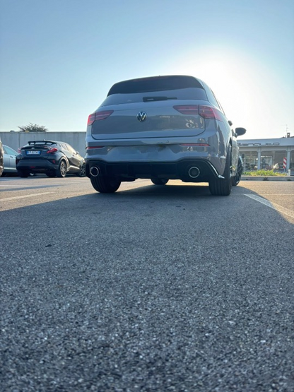 💕ART.0512 DIFFUSORE VW GOLF 8 1+1 LOOK GTI NERO LUCIDO+TERMINALI+8.5 STANDARD💕