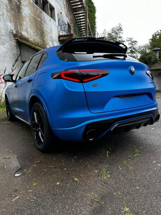 💕ART.2039 DIFFUSORE ALFA ROMEO STELVIO 949 2016-2020 NERO LUCIDO💕
