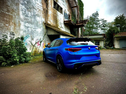 💕ART.2039 DIFFUSORE ALFA ROMEO STELVIO 949 2016-2020 NERO LUCIDO💕