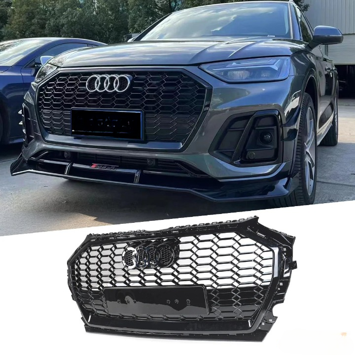 💕ART.9605  GRIGLIA RSQ5 Look Audi Q5 FY 2021 – 2024 NERO LUCIDO💕
