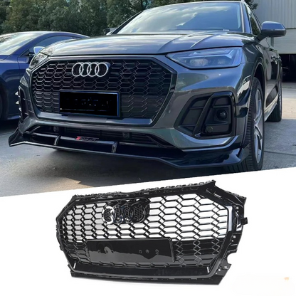 💕ART.9605  GRIGLIA RSQ5 Look Audi Q5 FY 2021 – 2024 NERO LUCIDO💕