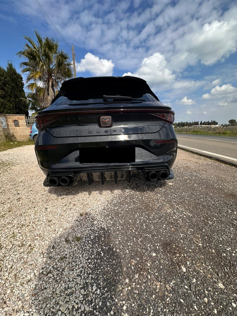 💫DIFFUSORE CUPRA LEON 2020+ NERO LUCIDO💫