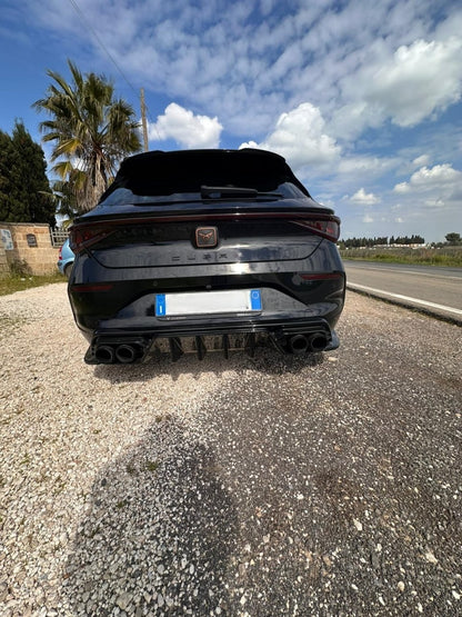 🔥ART.2020 DIFFUSORE ADATTO PER CUPRA LEON 2020+ NERO LUCIDO🔥