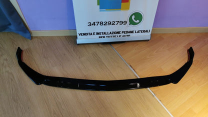 💕ART.1082 SPLITTER M.BENZ CLASSE C W206 AMG LOOK BRABUS NERO LUCIDO 3PZ💕