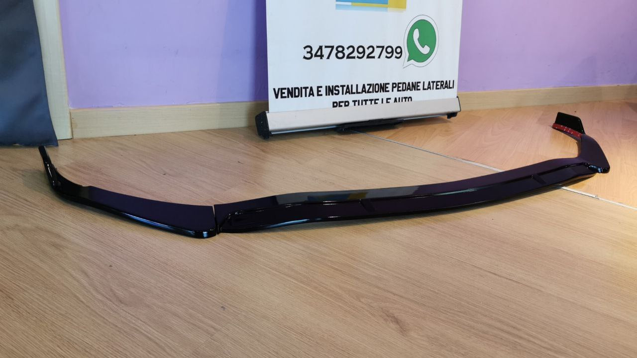 💕ART.1082 SPLITTER M.BENZ CLASSE C W206 AMG LOOK BRABUS NERO LUCIDO 3PZ💕