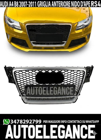 💕ART. 0612 GRIGLIA AUDI  A4 B8 2007-2011 LOOK RS4 💕