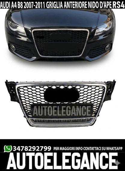💕ART. 0612 GRIGLIA AUDI  A4 B8 2007-2011 LOOK RS4 💕