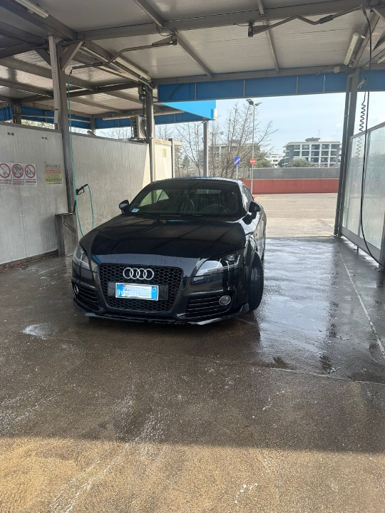 💕ART.0100 Splitter Audi TT solo per standard + sline nero lucido 💕