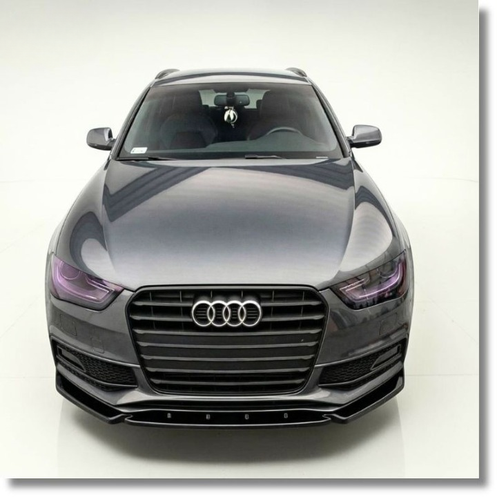 💕ART.9890 Splitter Audi A4 S B8 FL 2012+ nero lucido solo per paraurti sline 💕