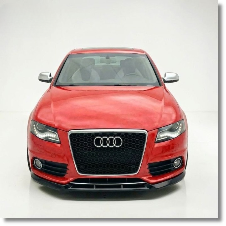 💕ART.9906  Splitter  Audi A4 S B8 2008+ b8 8k solo paraurti sline nero lucido💕