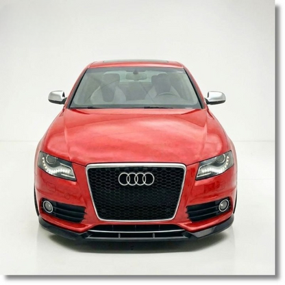 💕ART.9906  Splitter  Audi A4 S B8 2008+ b8 8k solo paraurti sline nero lucido💕