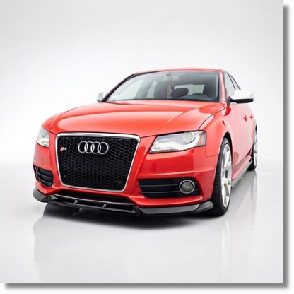 💕ART.9906  Splitter  Audi A4 S B8 2008+ b8 8k solo paraurti sline nero lucido💕