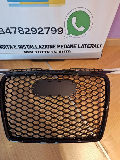💕ART. 0029 GRIGLIA AUDI A3 8P 2004-2008 LOOK RS3 NERO  LUCIDO💕
