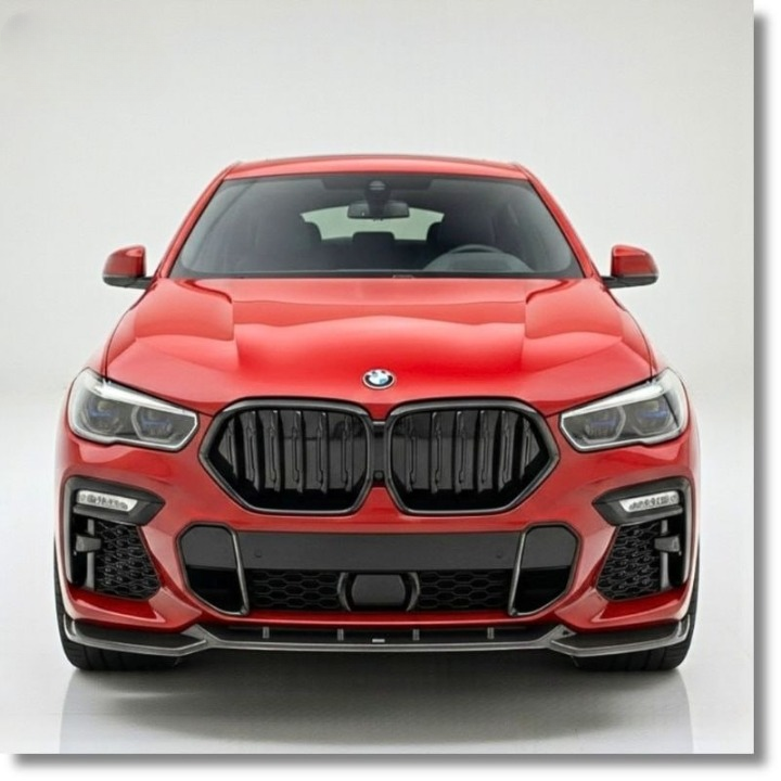 💕ART.10002   Splitter  BMW G06 2020+  A Plus M Pack nero lucido 💕