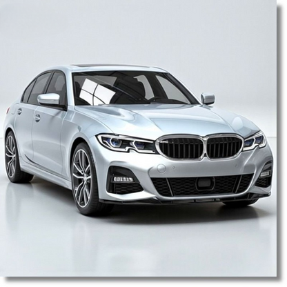 💕ART.10001 Splitter BMW 3 G20 2019+ - M Pack Nero lucido 💕