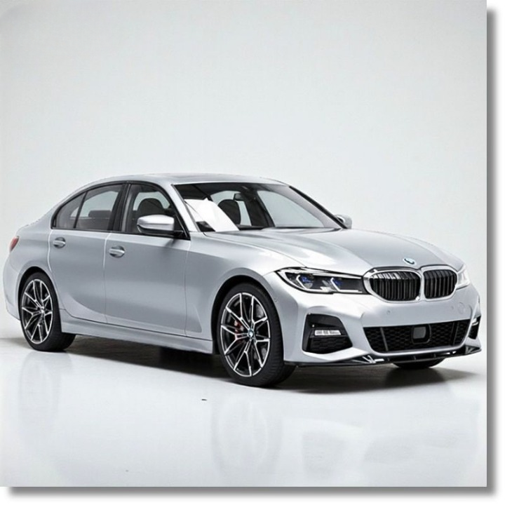 💕ART.10001 Splitter BMW 3 G20 2019+ - M Pack Nero lucido 💕