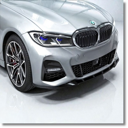 💕ART.10001 Splitter BMW 3 G20 2019+ - M Pack Nero lucido 💕