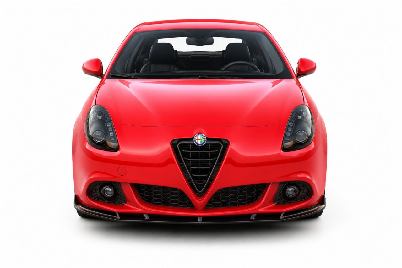 💕ART.10081 SPLITTER  ALFA ROMEO  GIULIA  NERO  LUCIDO 💕