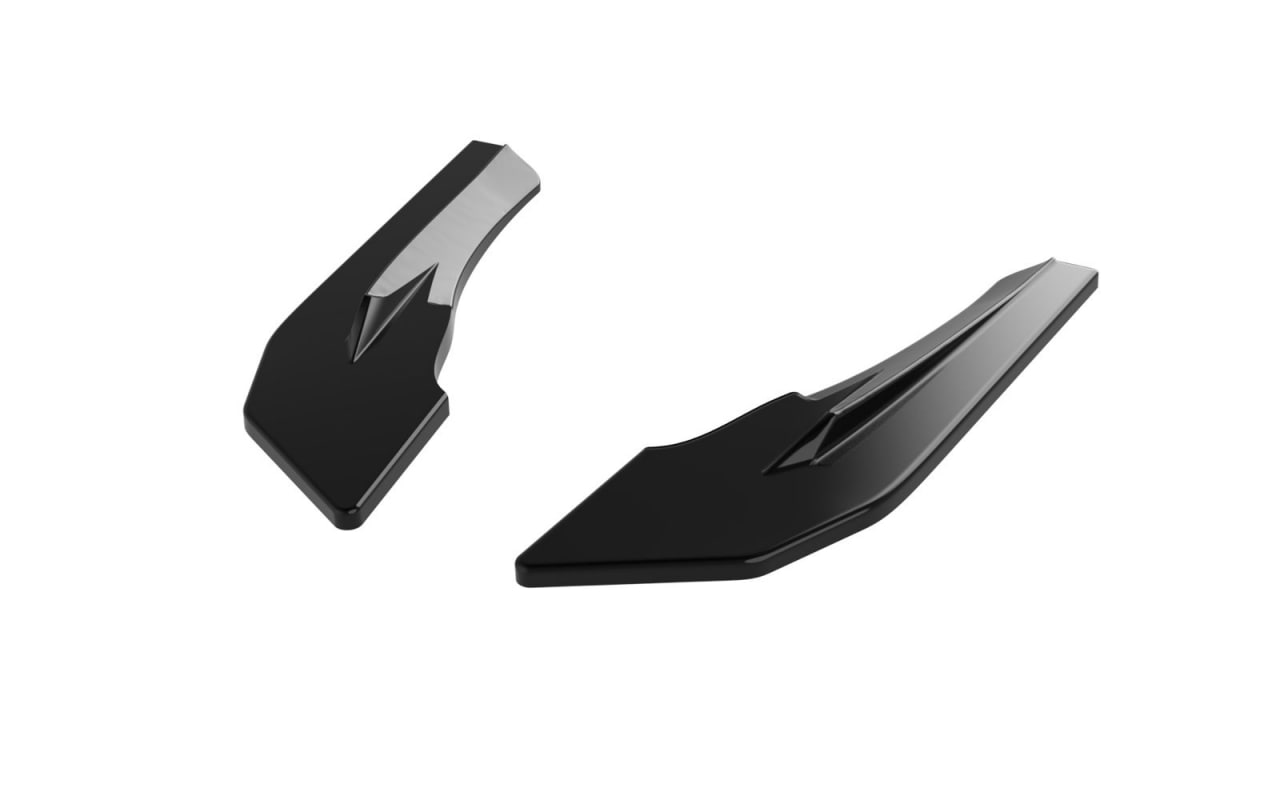 💕ART.10087 DIFFUSORE+FLAP LOOK RS3 AUDI A3 8V SLINE RESTYLING 17+NERO LUUCIDO💕