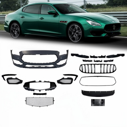 💕ART.10151   PARAURTI ANTERIORE MASERATI   QUATTROPORTE 13- LOOK TROFEO💕