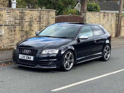💕ART.9703 MINIGONNE Audi A3 8P Hatchback (2003-2012) NERO LUCIDO  3 PORTE💕