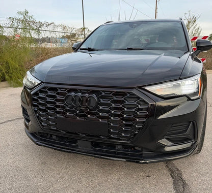 💕ART.10181 GRIGLIA AUDI Q3 F3 2019-2023 LOOK SQ3 NERO LUCIDO💕