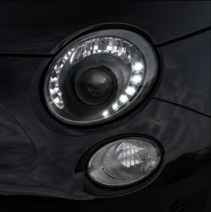 💕ART.10223 FARI ANTERIORI FIAT 500 07-15💕