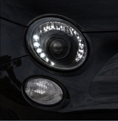 💕ART.10223 FARI ANTERIORI FIAT 500 07-15💕