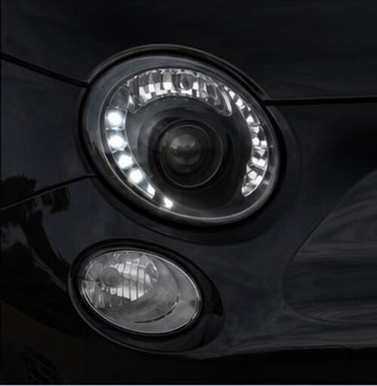 💕ART.10223 FARI ANTERIORI FIAT 500 07-15💕