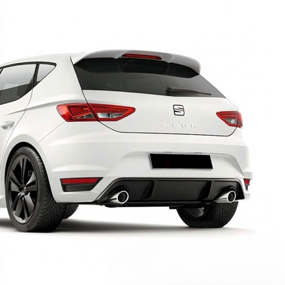 💕ART. 0858 PARAURTI POSTERIORE SEAT LEON 5F 5 PORTE LOOK FR CON USCITA 1+1 💕