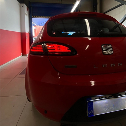 💕ART.9188 Fanali Posteriori LED ROSSI FUMÉ SEAT LEON 06.05-09💕