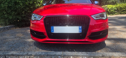 💕ART.0581 GRIGLIA AUDI A3 8V 2012-2016 LOOK RS3 NERO 💕