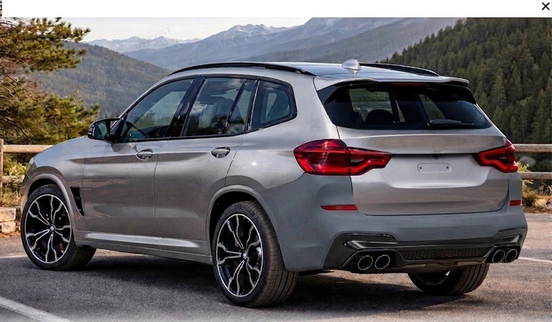 💕PARAURTI POSTERIORE BMW X3 G01 18-20 LOOK X3M PDC💕