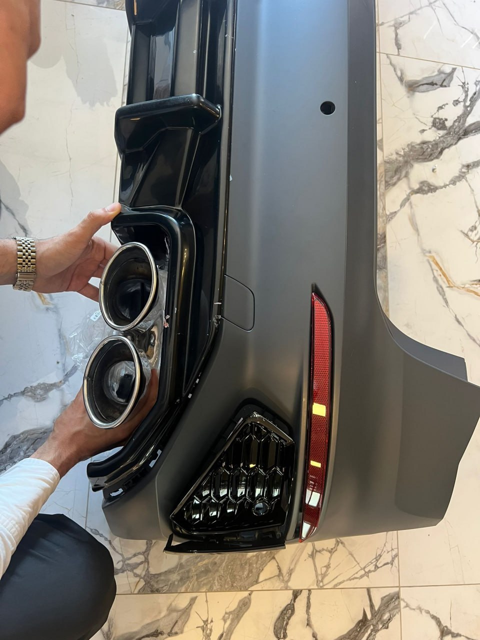 💕ART.10467 PARAURTI AUDI A3 8Y 2020-2024 LOOK S3 COMPLEO DI TERMINALI💕