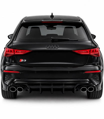 💕ART.10467 PARAURTI AUDI A3 8Y 2020-2024 LOOK S3 COMPLEO DI TERMINALI💕