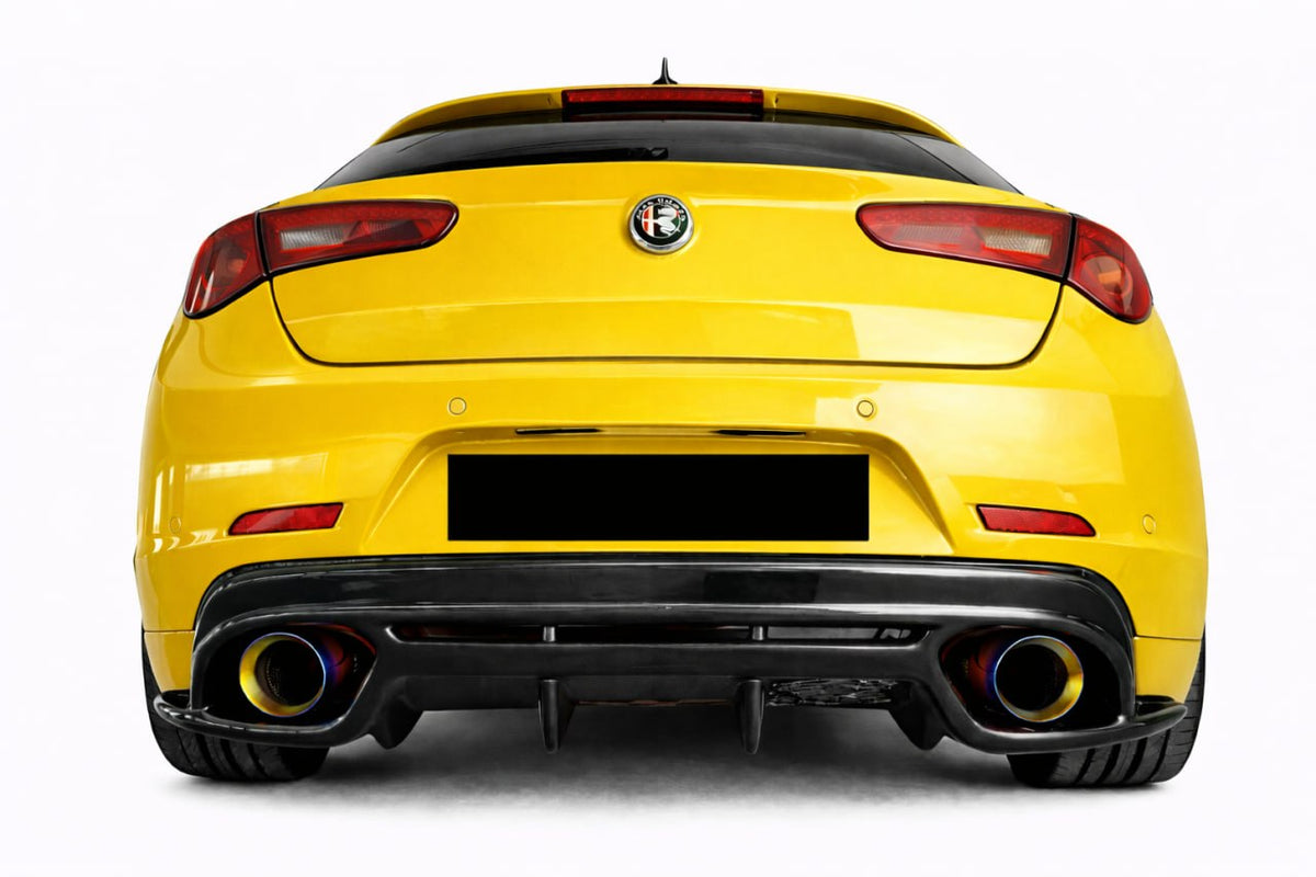 💕DIFFUSORE DAM ADATTO PER ALFA ROMEO GIULIETTA LOOK QUADRIFOGLIO NERO LUCIDO💕