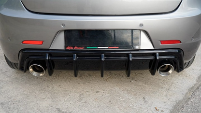 💕ART.10080 DIFFUSORE ADATTO PER ALFA ROMEO GIULIETTA 1+1 NERO LUCIDO💕