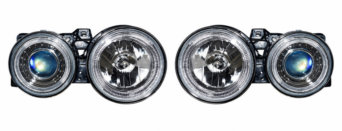 BODYKIT E36 + COUPE REAR LIGHTS WITH WHITE INDICATOR