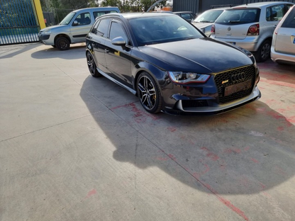 ART.0121 MINIGONNE ADATTO AUDI A3 8V  NERO LUCIDO LOOK SLINE