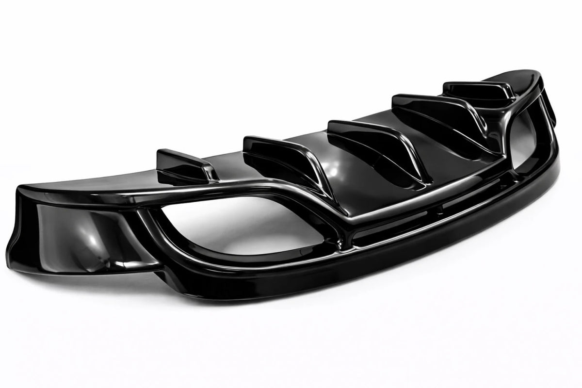 ART.0405 DIFFUSORE ALFA ROMEO GIULIETTA LOOK QUADRIFOGLIO NERO LUCIDO