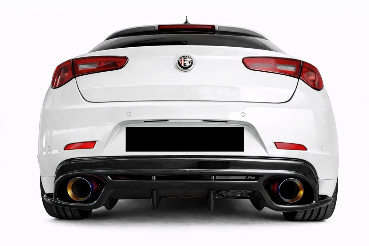 ART.0405 DIFFUSORE ALFA ROMEO GIULIETTA LOOK QUADRIFOGLIO NERO LUCIDO