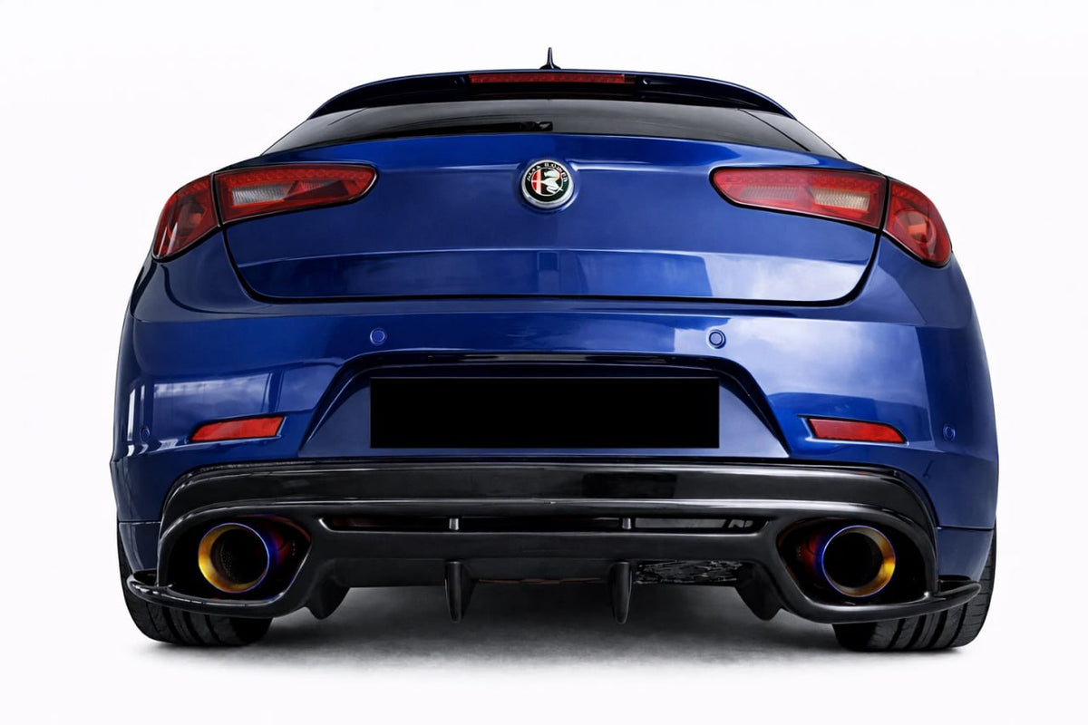 ART.0405 DIFFUSORE ALFA ROMEO GIULIETTA LOOK QUADRIFOGLIO NERO LUCIDO