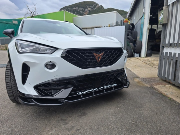 ART.1340  SPLITTER ADATTO PER  CUPRA FORMENTOR 2020-2024 NERO LUCIDO