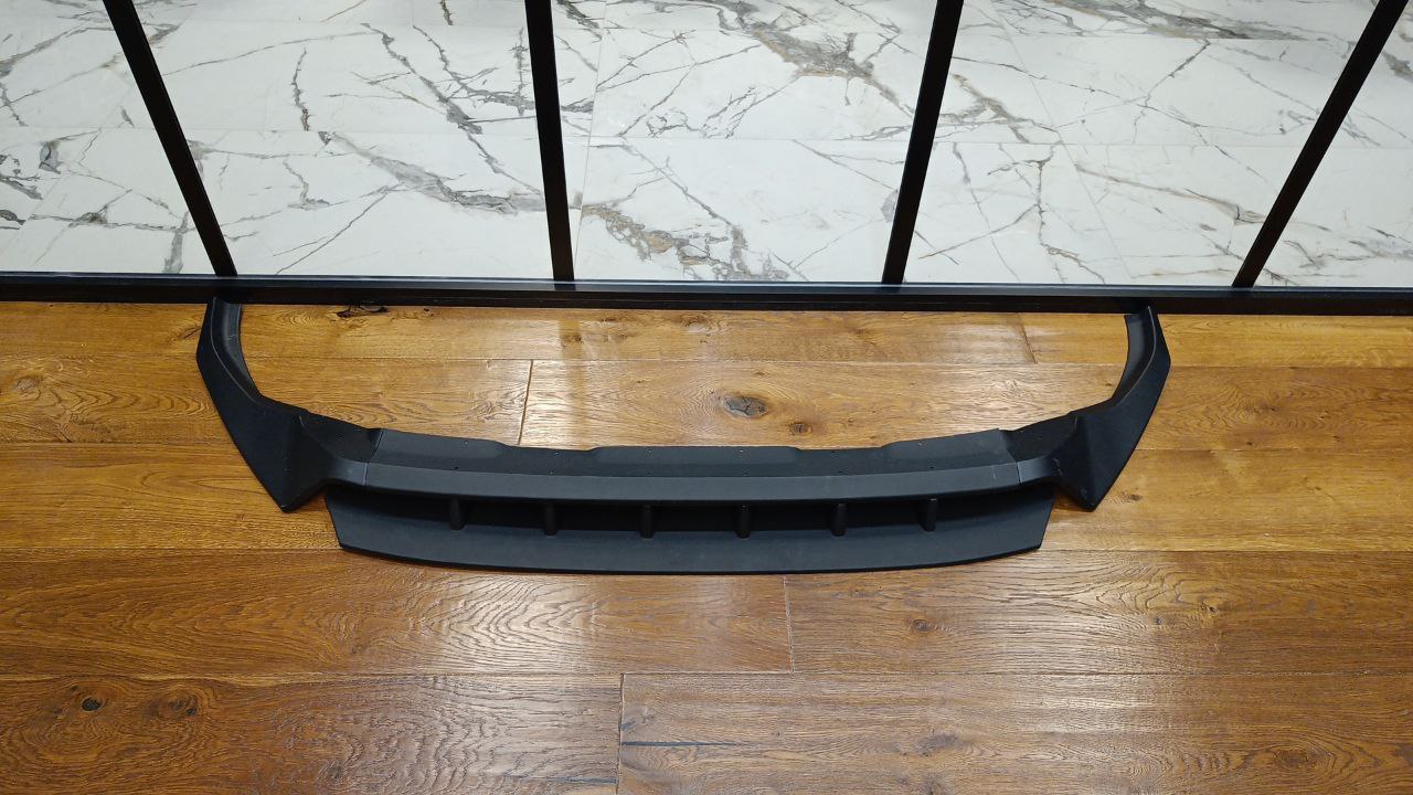 FRONT SPLITTER SUITABLE FOR AUDI Q8 2018-2024 SLINE SQ8 - MATT BLACK (PROMO)