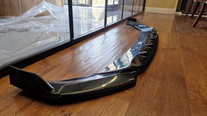 ART.2148 SPLITTER Q5 2020-2024 SQ5 S-Line SUV Sportback Mk2 Facelift NERO LUCIDO