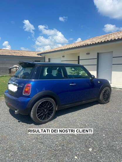 SPOILER POSTERIORE TETTO MINI COOPER R56 2005-2014 NERO LUCIDO ALETTONE SPORTIVO