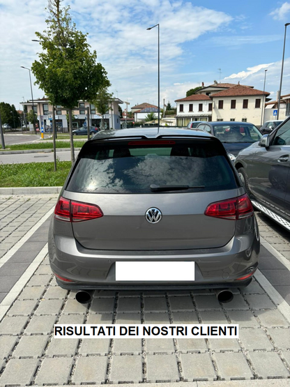 SPOILER TETTO ADATTO PER VW GOLF 7 GOLF 7.5 2012-2020 LOOK NERO LUCIDO
