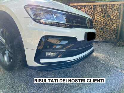 Splitter anteriore adatto per Volkswagen Tiguan MK2 R-Line 2015-2020