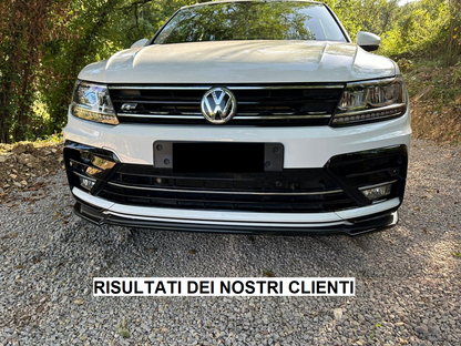 Splitter anteriore adatto per Volkswagen Tiguan MK2 R-Line 2015-2020